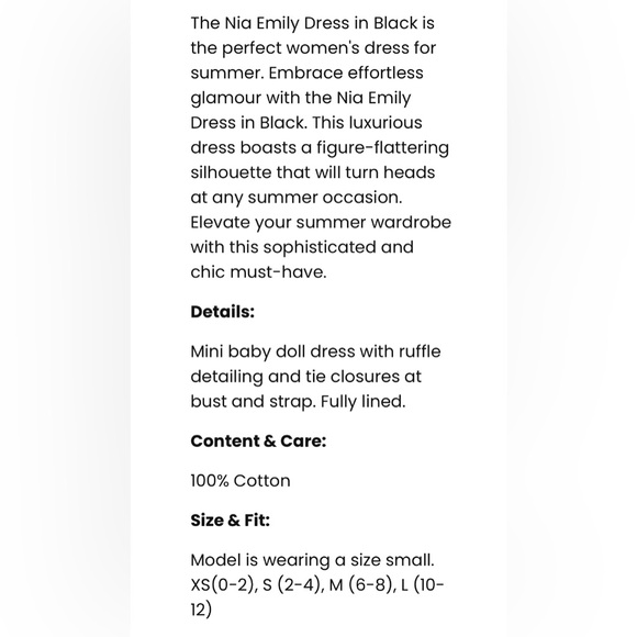 NIA EMILY DRESS - Picture 12 of 12